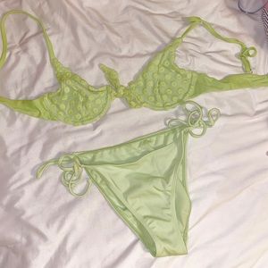 lime green Revolve LPA swim set